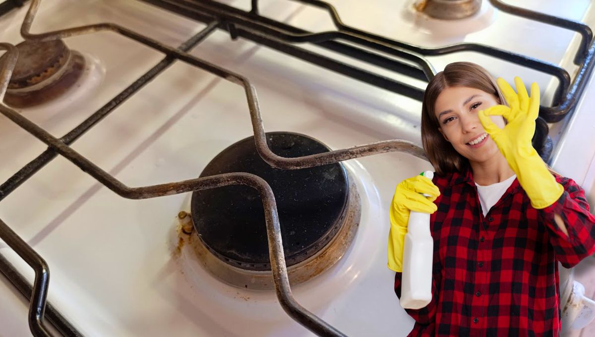 Cómo puedo limpiar los pegotes de la rejilla de la cocina: con un truco y dos ingredientes