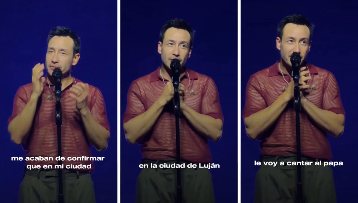 Luciano Pereyra anunció hace pocas horas que cantará ante el papa León XIV en Luján, Buenos Aires. Luciano Pereyra anunció hace pocas horas que cantará ante el papa León XIV en Luján, Buenos Aires. 