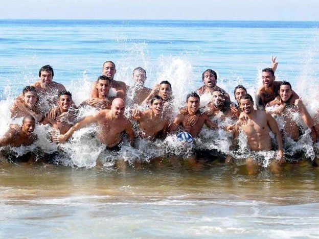 Divertidas fotos de los jugadores de River en Punta del Este