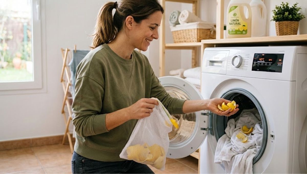 Colocar cáscaras de limón en el lavarropas: por qué recomiendan hacerlo y para qué sirve