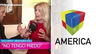 Mercedes Ninci: No les tengo miedo y voy a seguir trabajando en la calle