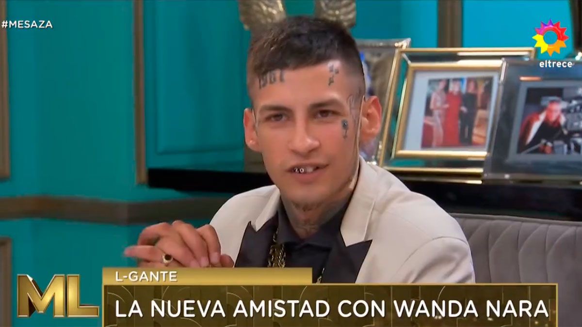 Elián Ángel Valenzuela, más conocido popularmente como L-Gante, fue uno de los invitados de Mirtha Legrand.