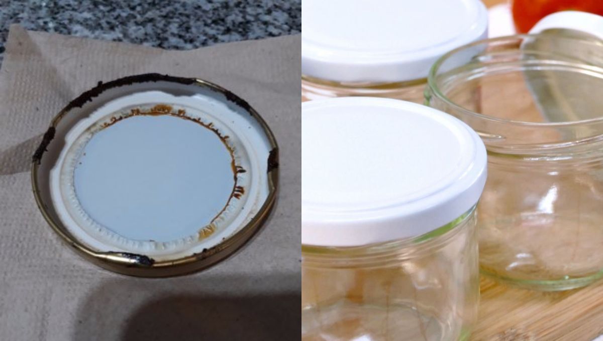 Cómo recuperar las tapas de frascos oxidadas y en qué casos no usarlas