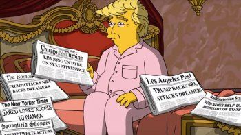 Los Simpson hacen confesar a Donald Trump