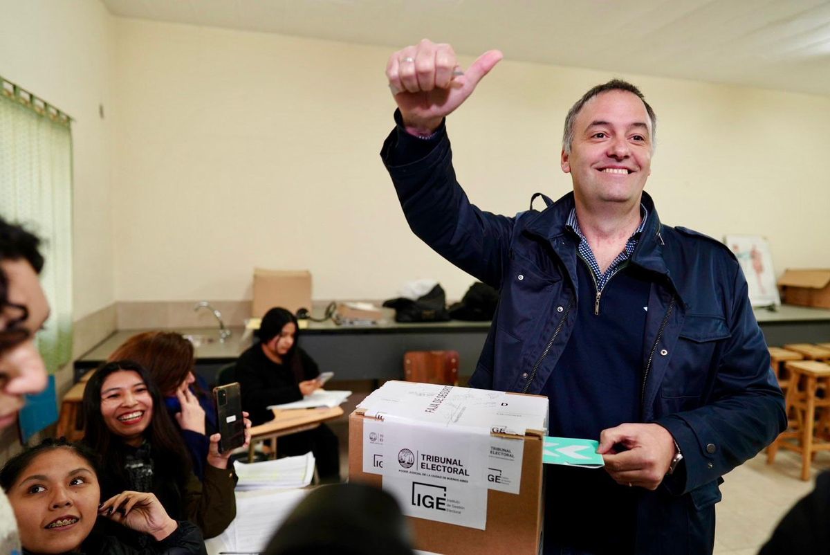 Manuel Adorni, vocero presidencial. Fue el ganador de las elecciones en CABA. Manuel Adorni, vocero presidencial. Fue el ganador de las elecciones en CABA.