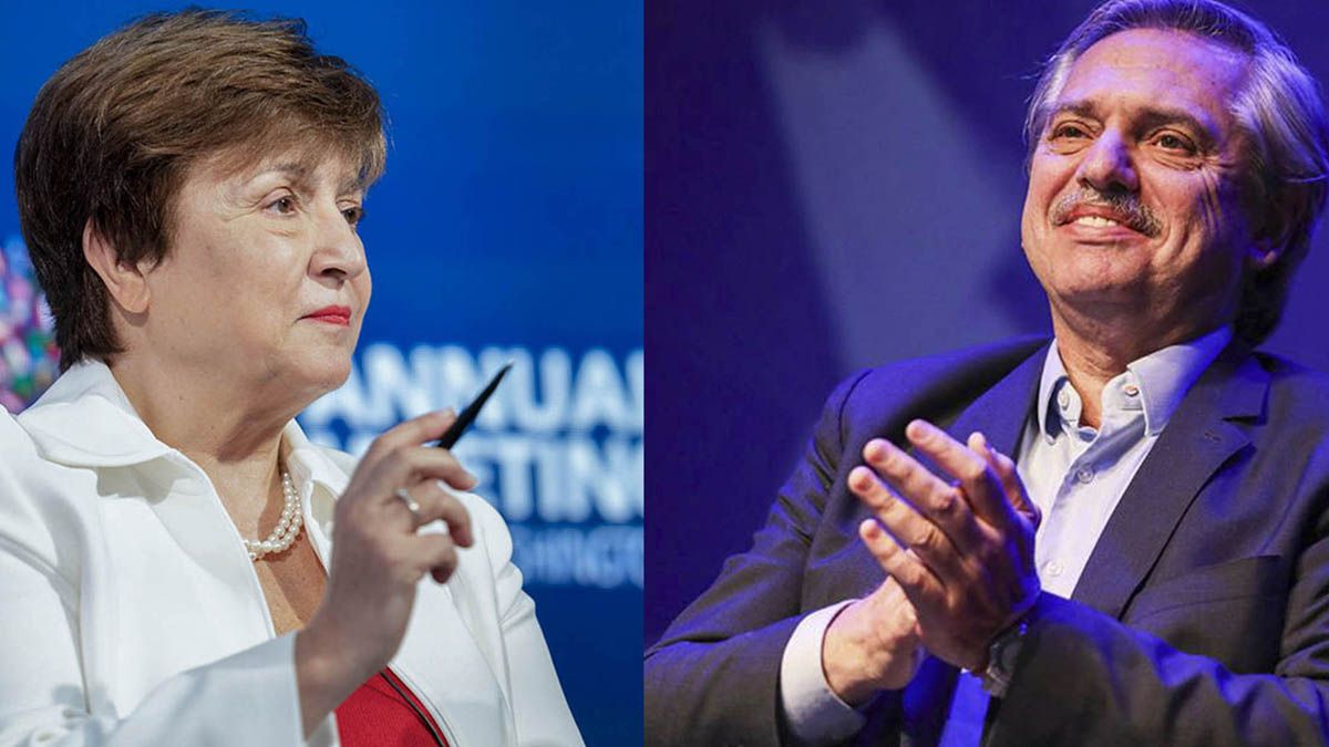 El Presidente se reunirá en Roma con la directora del Fondo Monetario Internacional, Kristalina Georgieva, en lo que será el primer encuentro presencial entre ambos.