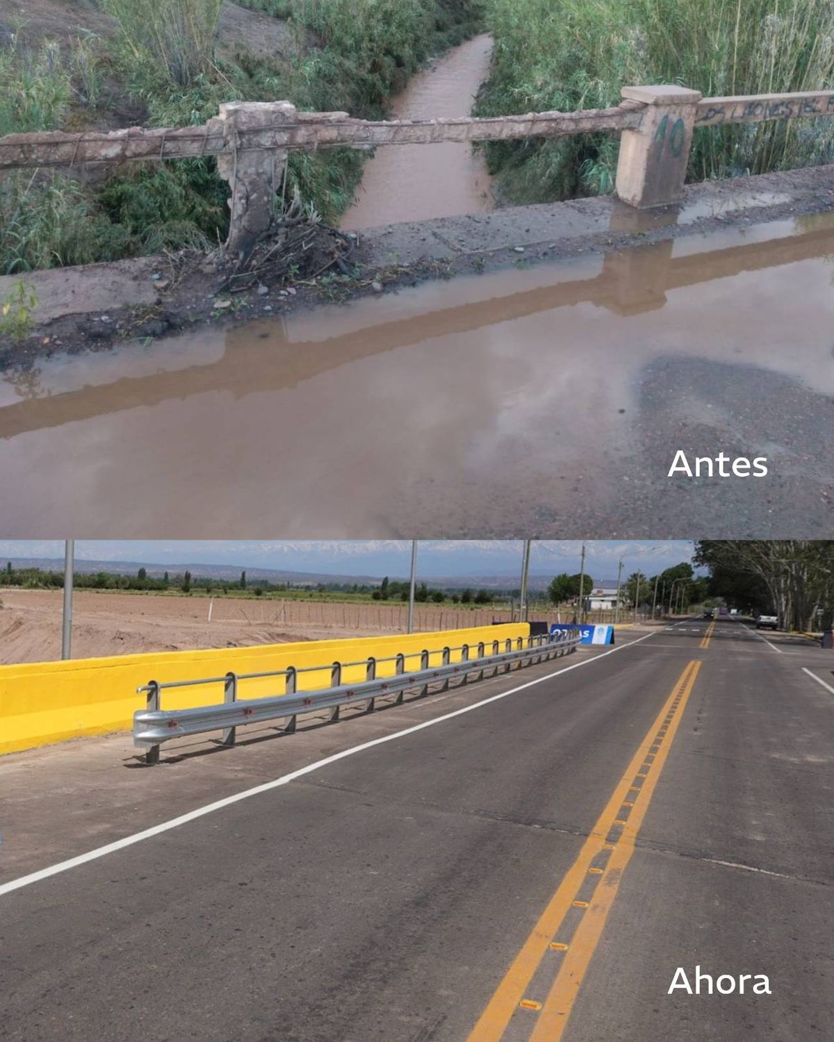 El propio gobernador Alfredo Cornejo subió a sus redes el antes y después de la obra inaugurada en Maipú. El propio gobernador Alfredo Cornejo subió a sus redes el antes y después de la obra inaugurada en Maipú.
