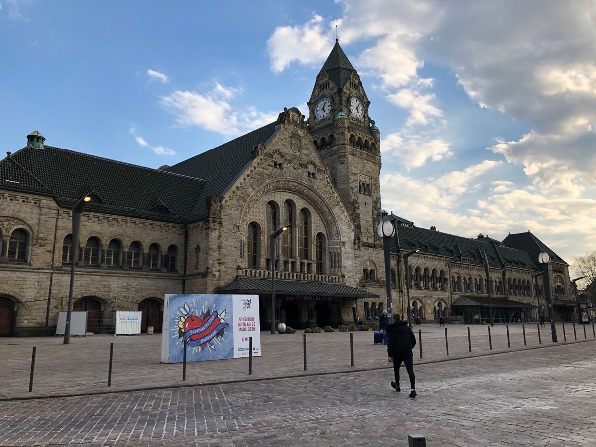 La Estación Gare de Metz-Ville queda al noreste de Francia. Imagen: Condé Nast Traveller La Estación Gare de Metz-Ville queda al noreste de Francia. Imagen: Condé Nast Traveller