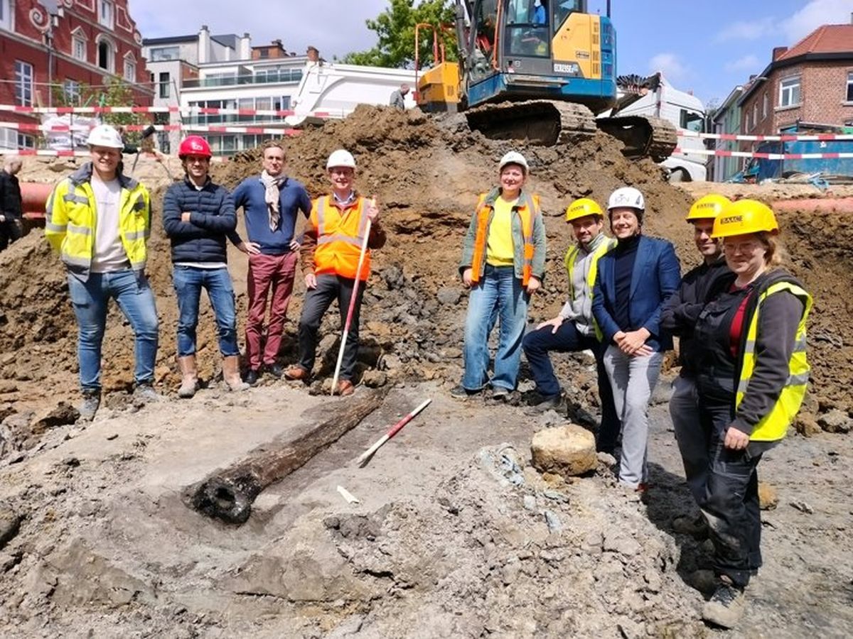 Excepcional descubrimiento arqueológico: tubería de agua del Imperio Romano intacta en Bélgica