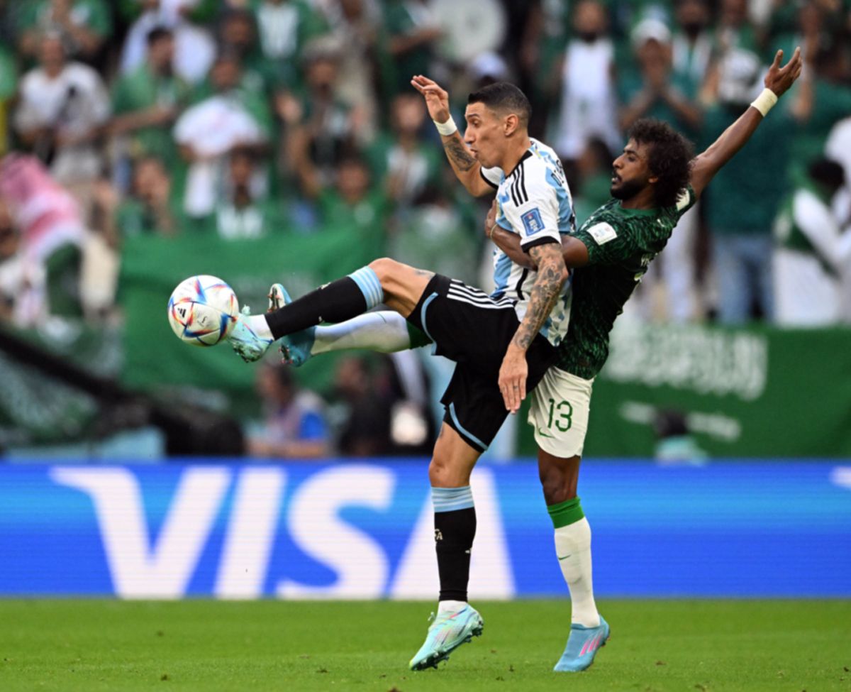 Ángel Di María no tuvo un buen debut en el Mundial Qatar 2022, el cuarto suyo con la Selección Argentina