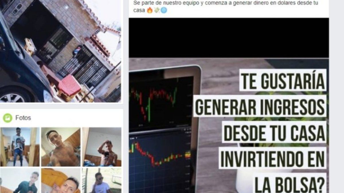 Los posteos que realizaba Tijerita en sus redes.