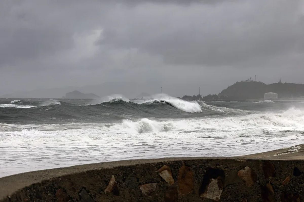 Fuerte oleaje en el balneario de Salina Cruz en Oaxaca en México (Archivo). Crédito: EFE/ Luis Villalobos.
