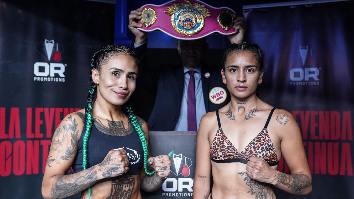 Jennifer Meza y Agustina Vázquez se enfrentan por el título Latino átomo vacante.