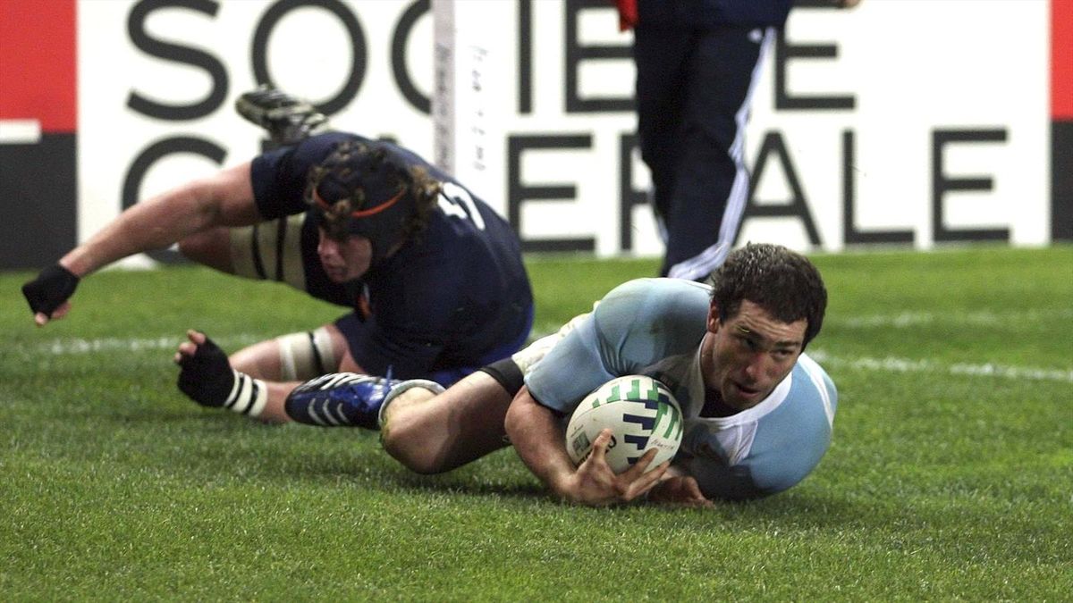 Federico Martín Aramburú y su histórico try a Francia cuando Los Pumas fueron terceros en el Mundial 2007