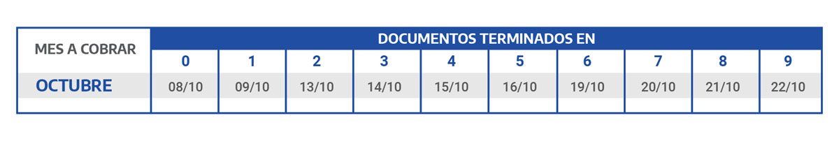 IFE: cómo sigue el pago en octubre y el cobro de AUH y AUE