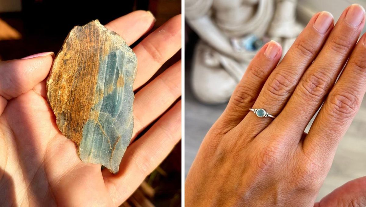 Piedra preciosa ónix cielo. Piedra preciosa ónix cielo. 