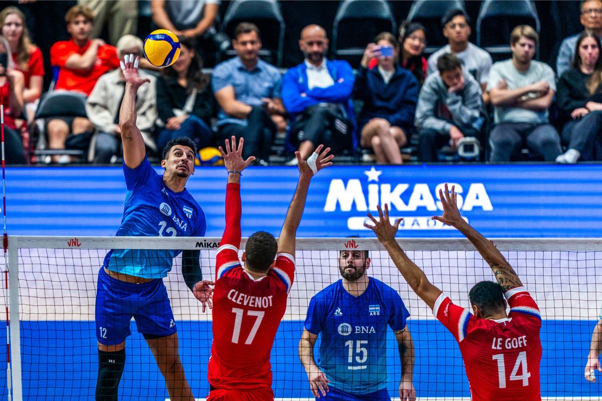 Argentina está 9no. en la VNL.