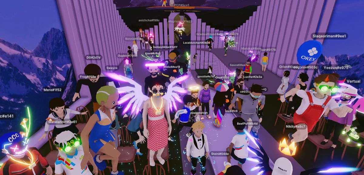 Así fue la fiesta en la boda virtual de Candice y Ryan, la pareja estadounidense. 