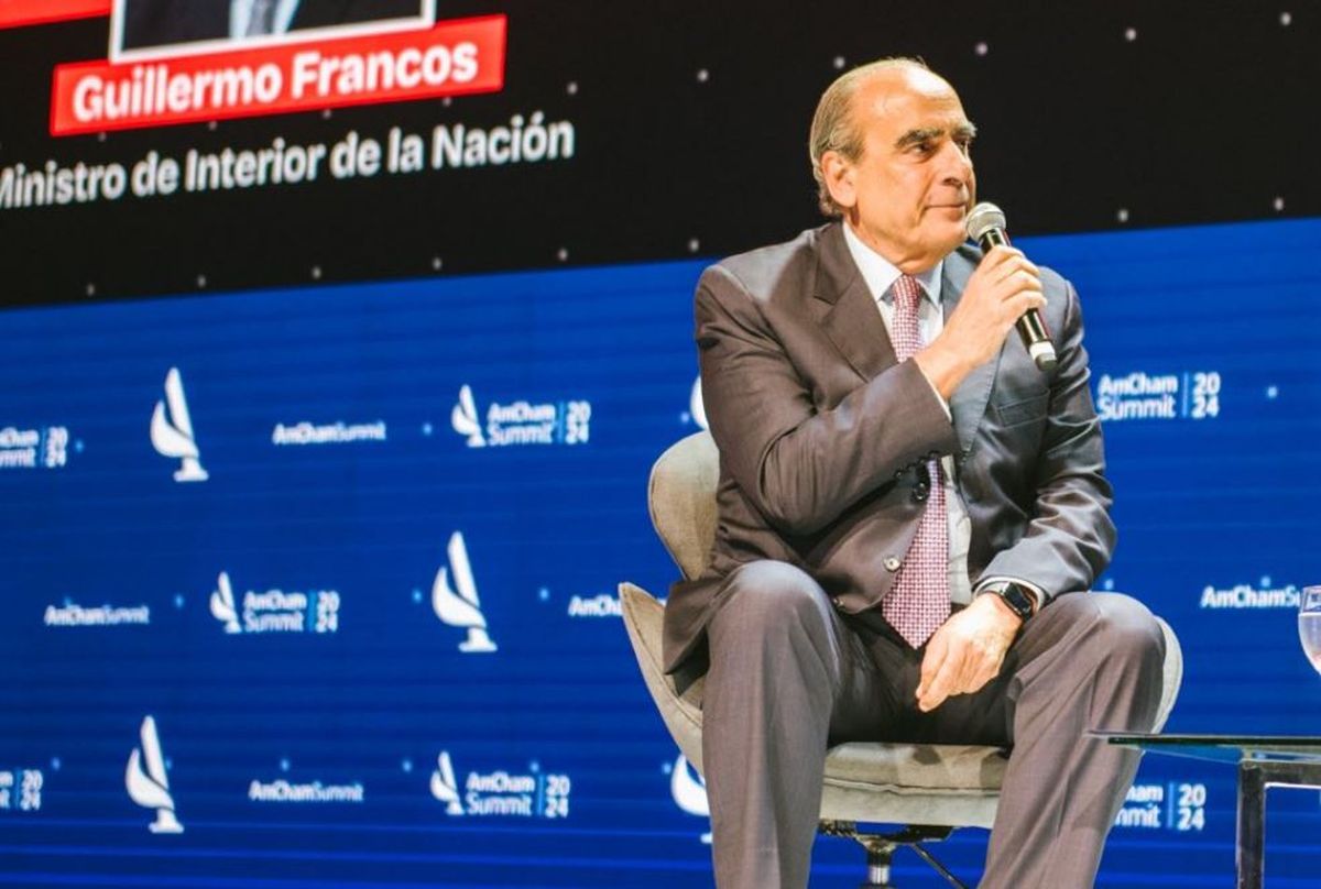 Guillermo Francos, ministro del Interior.