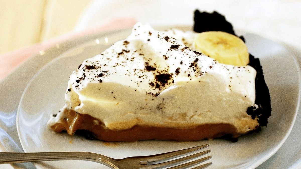 Receta de la tarta banan split. Foto: gentileza cronica.
