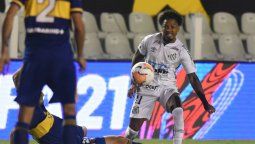 El palo le dio un gran susto a Boca