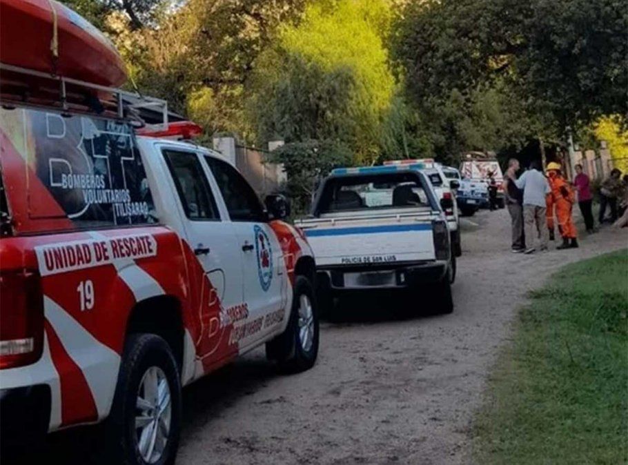 Una mujer murió el domingo tres ser arrastrada por las aguas durante la súbita crecida de un arroyo cerca de la localidad de Cortaderas, en el noreste de San Luis. Foto: Gentileza Diario La República de San Luis.&nbsp;