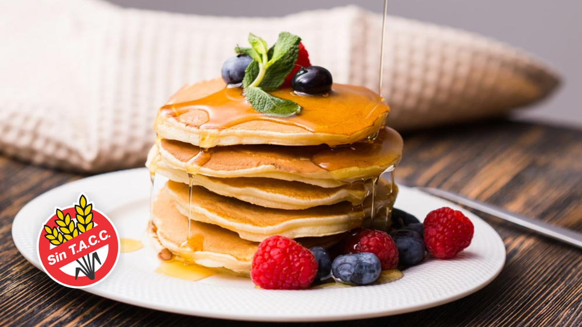 Con esta receta sin TACC prepara unos deliciosos pancakes en 5 minutos.