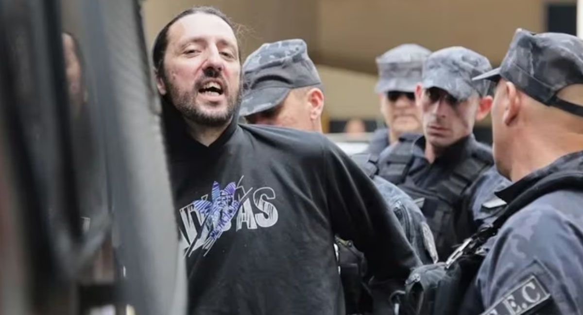 El autor del crimen del remisero salió a los gritos del edificio judicial de Concordia afirmando que debía salvar a su hijo.