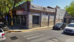 El local comercial donde encontraron las patentes truchas. Foto. Google Street View. El local comercial donde encontraron las patentes truchas. Foto. Google Street View.
