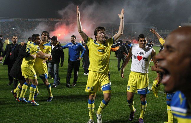 Histórico triunfo del Apoel de Chipre ante el Lyon