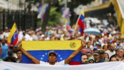 Una manifestación opositora en Caracas de hace algunos años. Hoy la situación política es mucho más inestable.