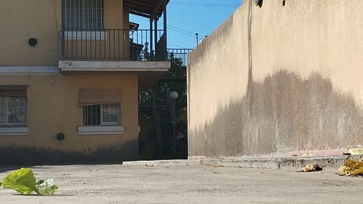 El lugar donde ocurrió el femicidio en Guaymallén. El lugar donde ocurrió el femicidio en Guaymallén.