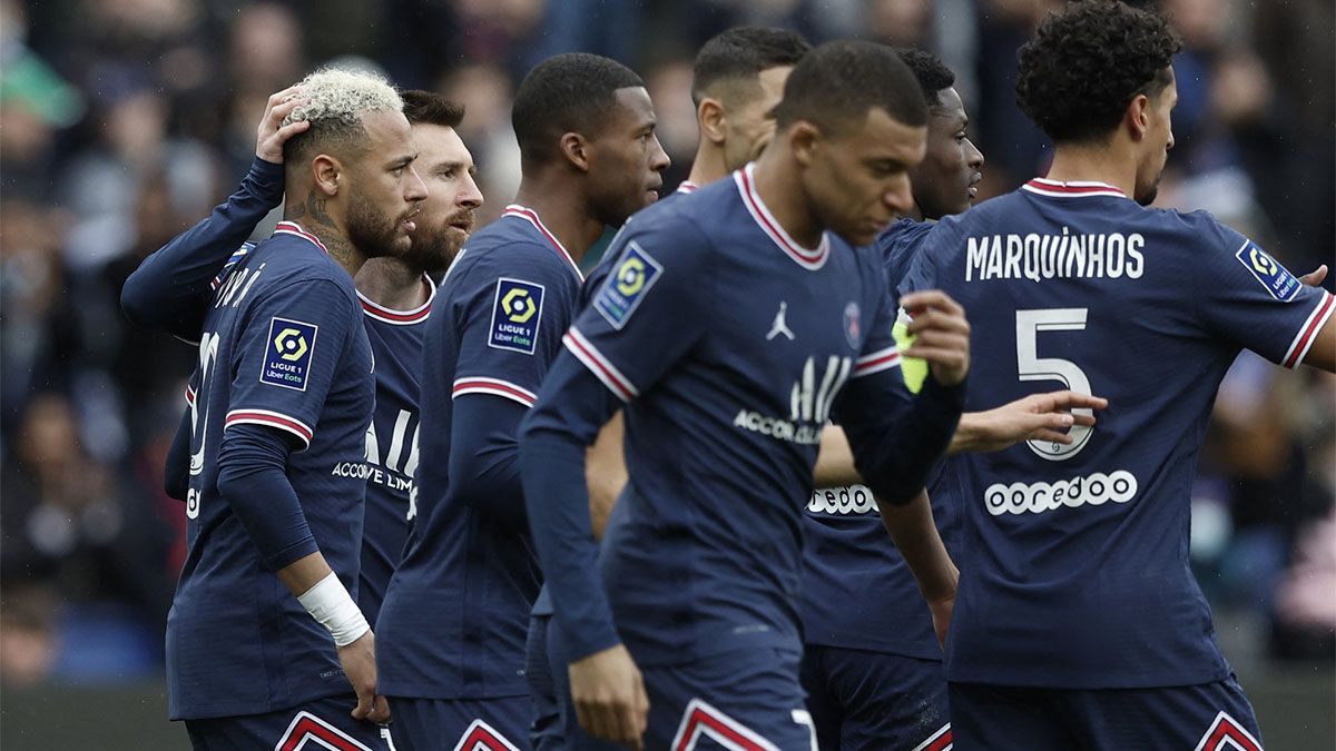 El PSG goleó, pero la pasó mal.