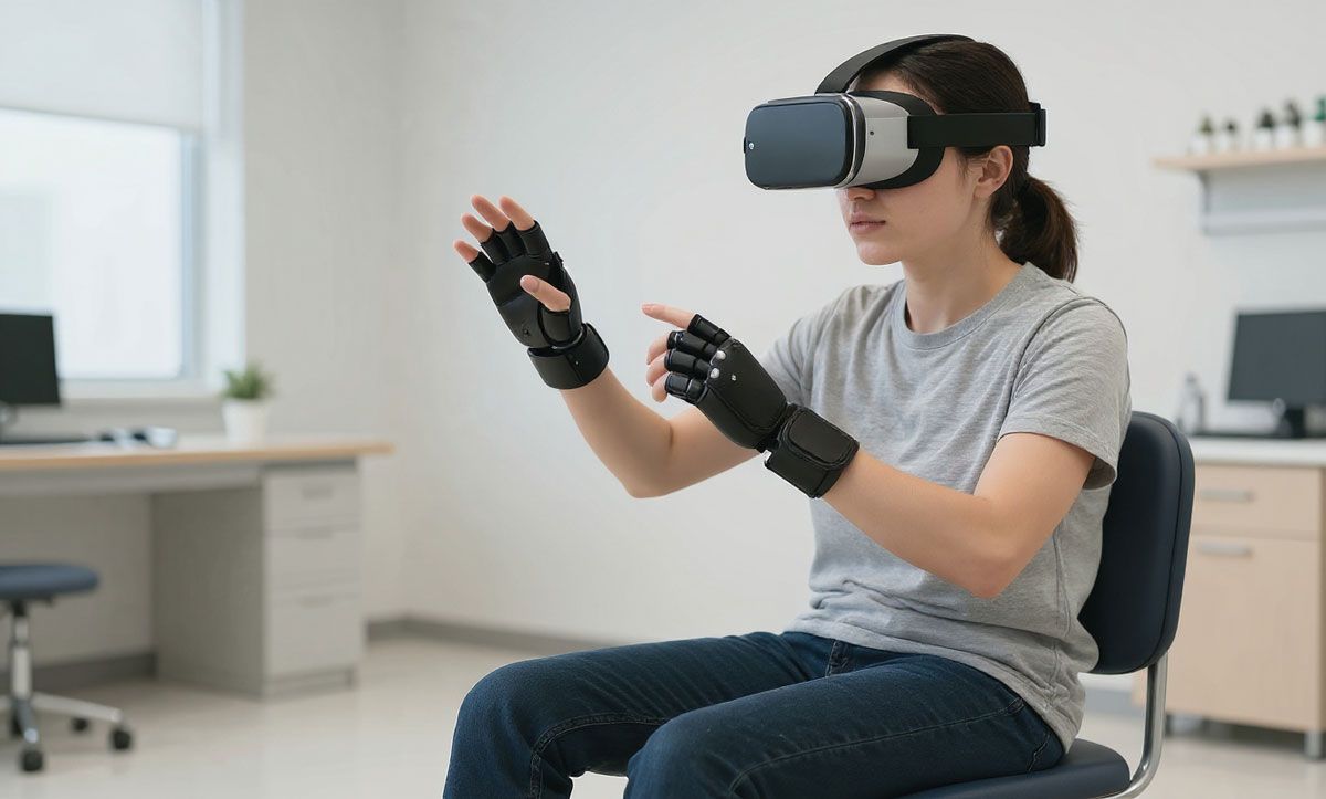 Realidad virtual y salud: cómo la tecnología y los dispositivos hápticos ayudan a personas amputadas