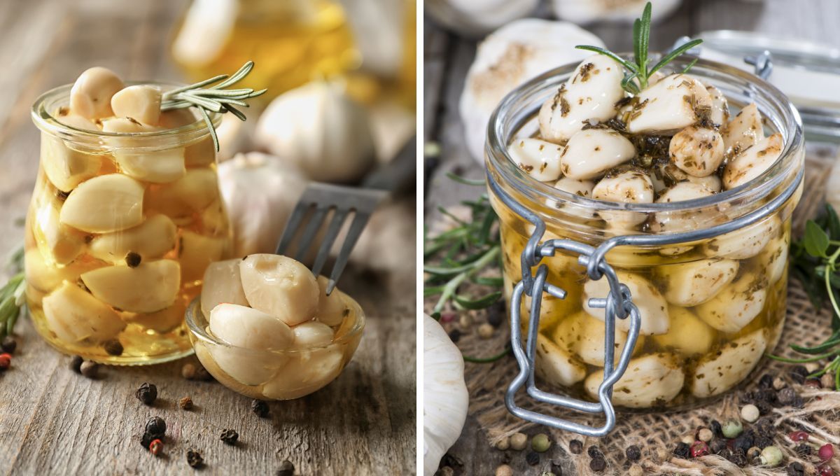 Ajo en conserva. Ajo en conserva.