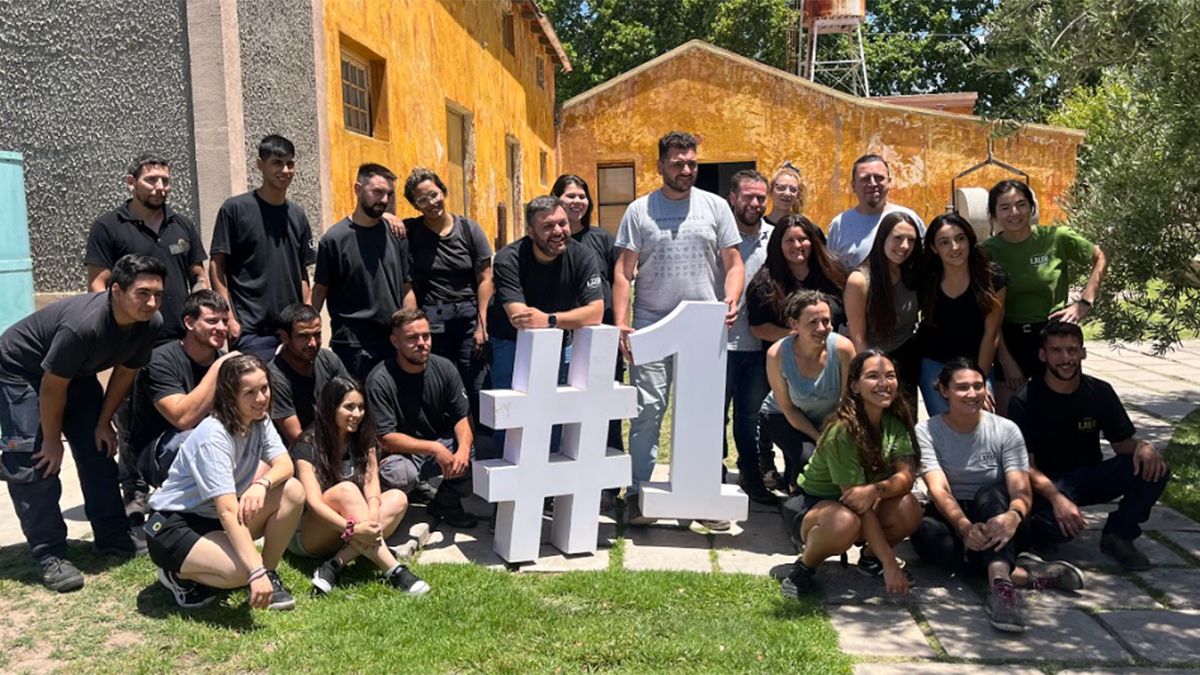 El equipo de trabajo de Laur.