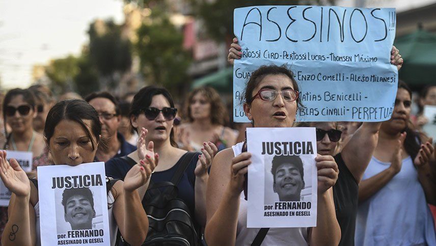 Justicia y cárcel para los culpables, el pedido en la marcha por Fernando Báez