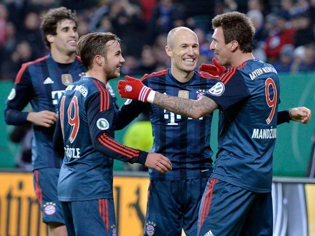 Bayern Munich paseó sin piedad al Hamburgo en la Copa de Alemania