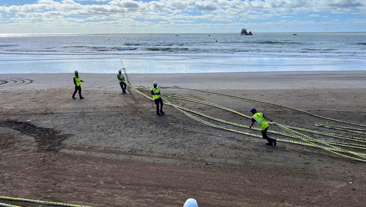 El cable submarino Firmina comenzó a funcionar plenamente entre finales de 2024 y principios de 2025. El cable submarino Firmina comenzó a funcionar plenamente entre finales de 2024 y principios de 2025.