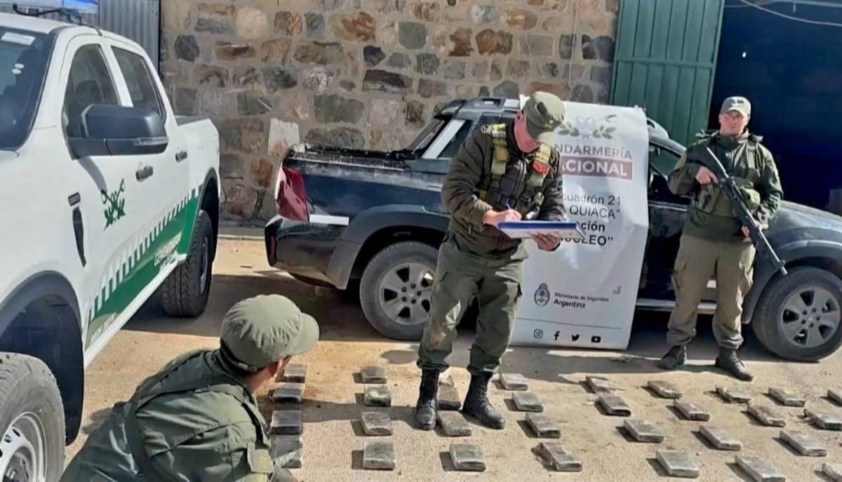 Un hombre de 30 años atravesó dos provincias con 90 kilos de cocaína