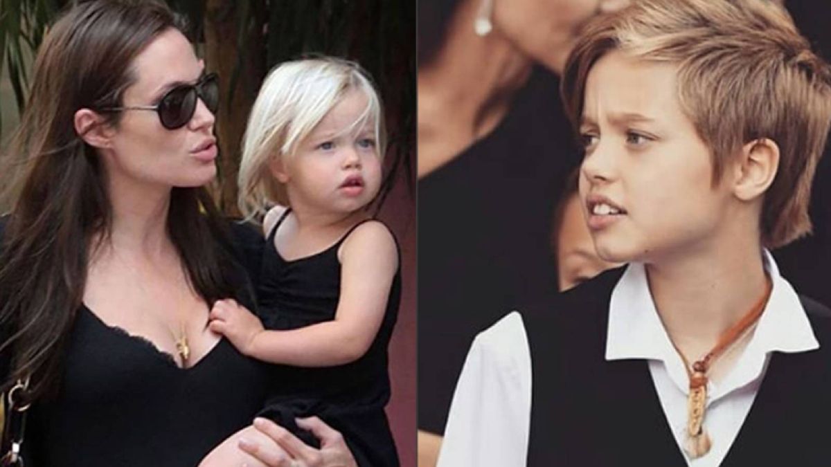 Angelina Jolie junto a Shiloh