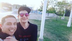 Bruno Aballay luego de 19 años se reencontró con el skater local José Alem