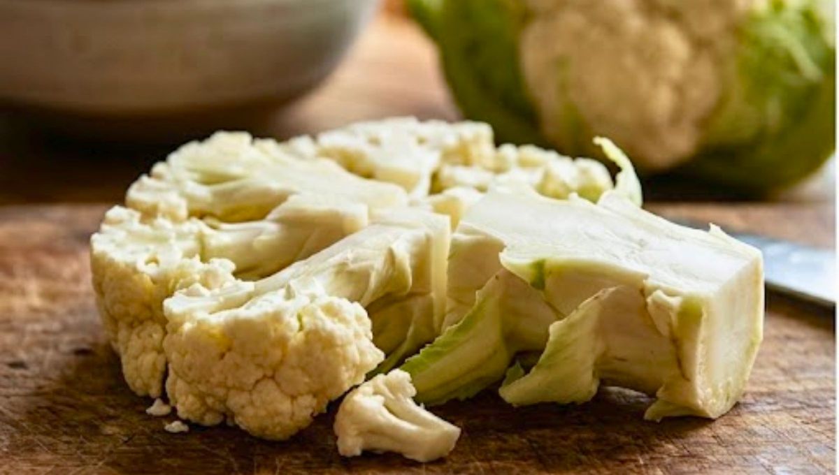 Los tallos de la coliflor pueden tener una 