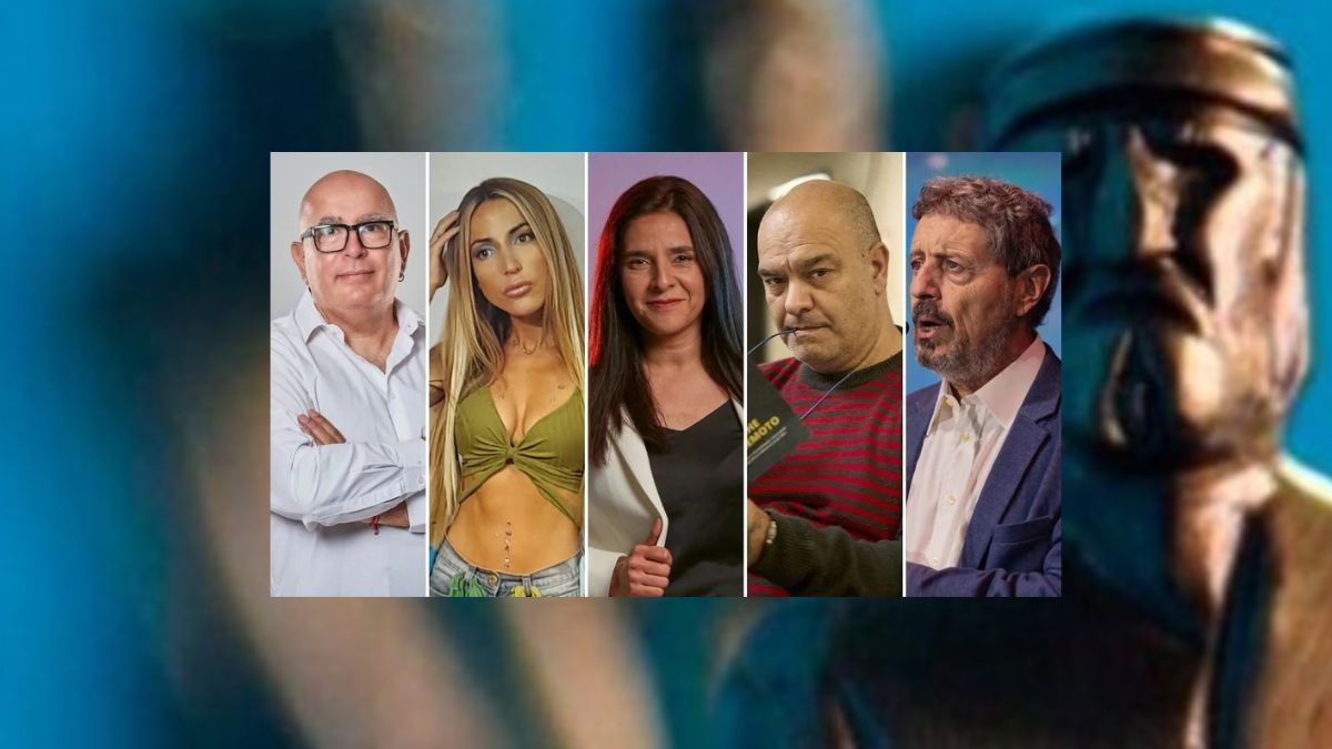 Montacuto, Echegaray, Villegas, Verderico y Gabrielli, los periodistas de UNO premiados con el Martín Fierro Federal.&nbsp;