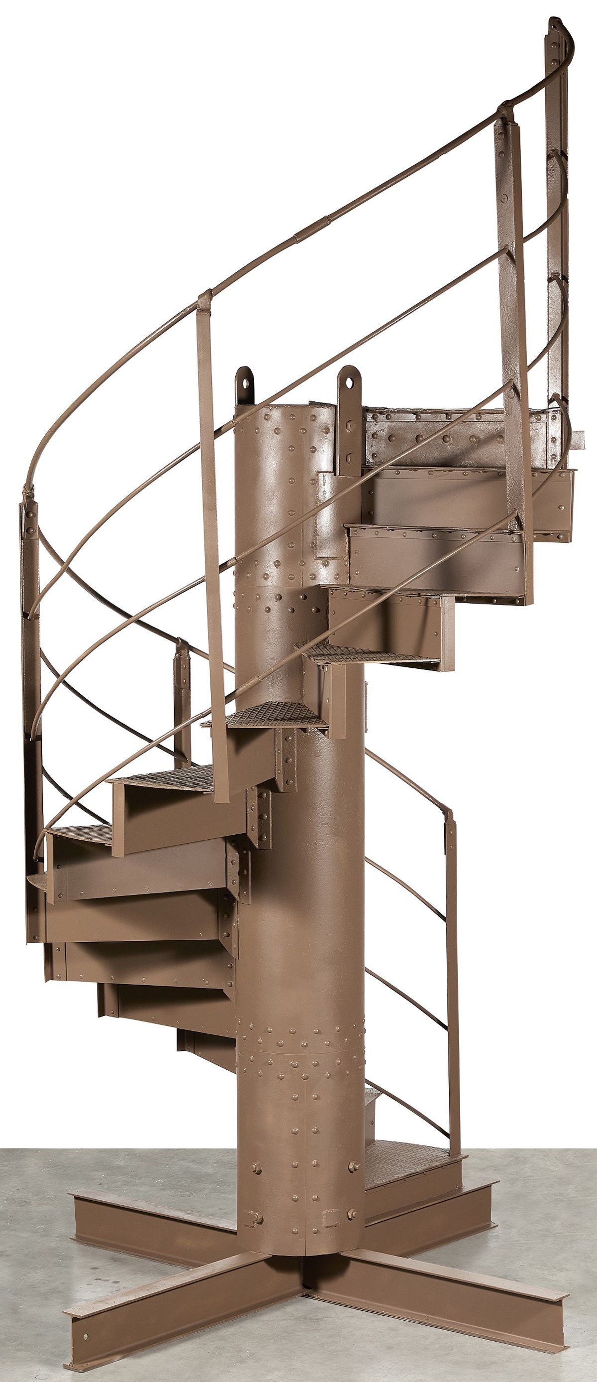 La porci&oacute;n de escalera que ser&aacute; vendida en la subasta.