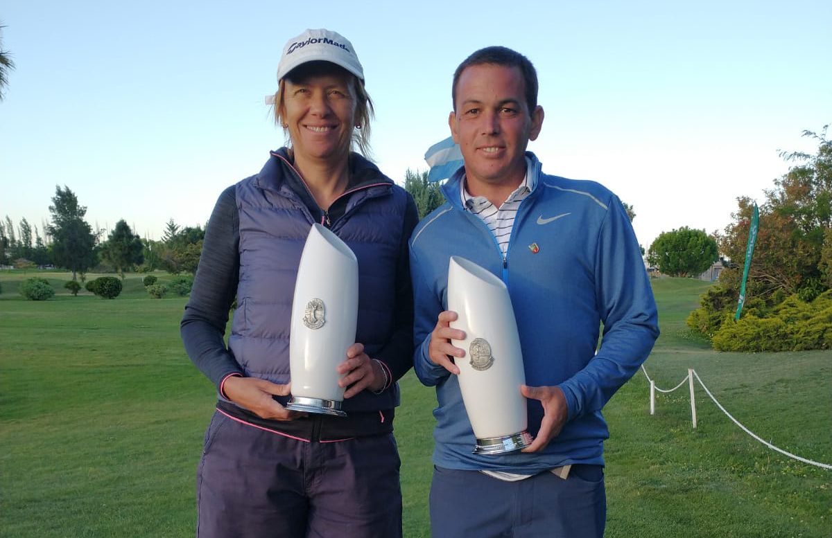 Mónica Guntsche y Federico Day, los campeones de La Vacherie Country Golf