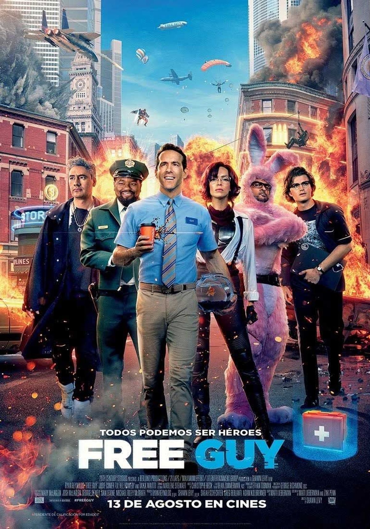 Gran comedia. Es Free Guy con Ryan Reynolds como principal protagonista. Gran comedia. Es Free Guy con Ryan Reynolds como principal protagonista. 