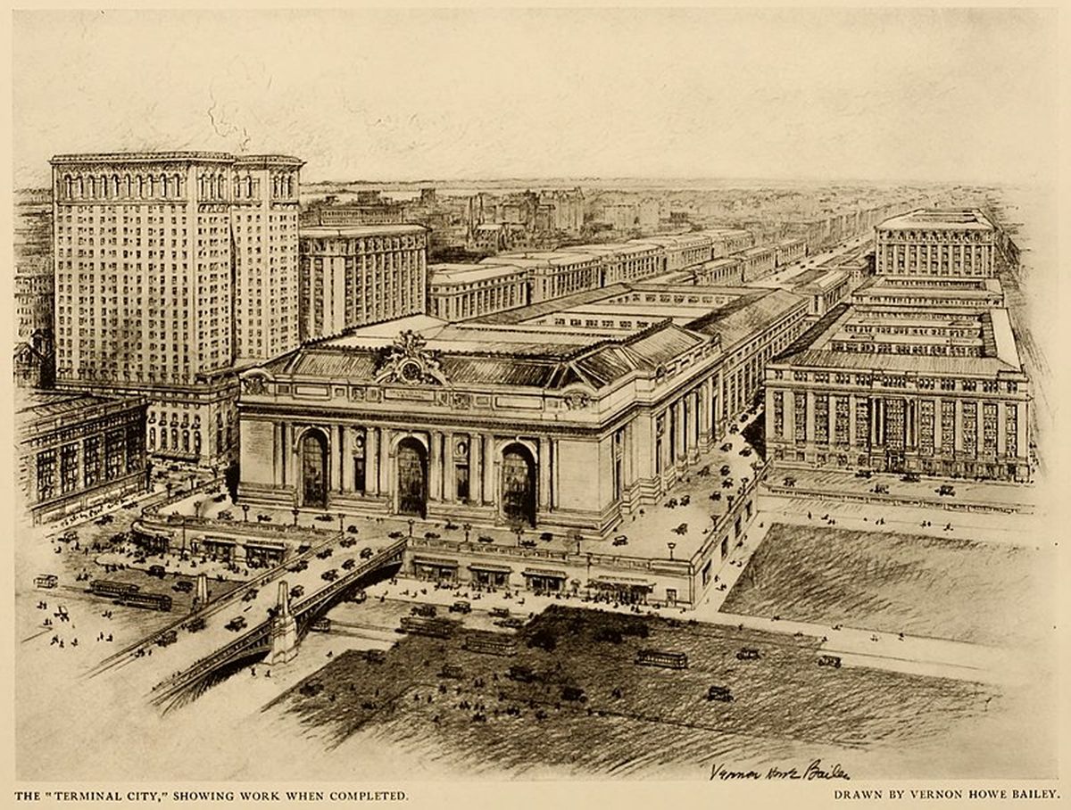 La terminal de Nueva York fue evolucionando a lo largo de los años. La terminal de Nueva York fue evolucionando a lo largo de los años. 