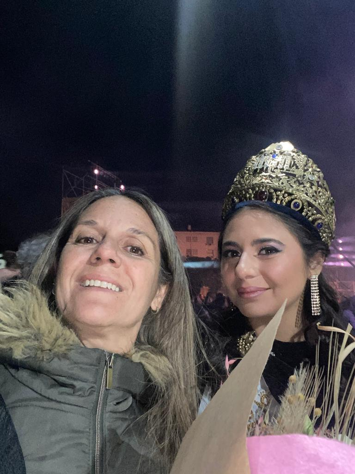 Mariana Bosco, Reina de 1993, y su hija Lara Iacopini, electa Virreina de Capital en la Vendimia 2023.
