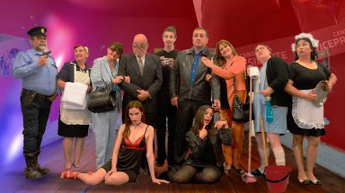 El elenco La Libra presenta Esta noche es imposible.